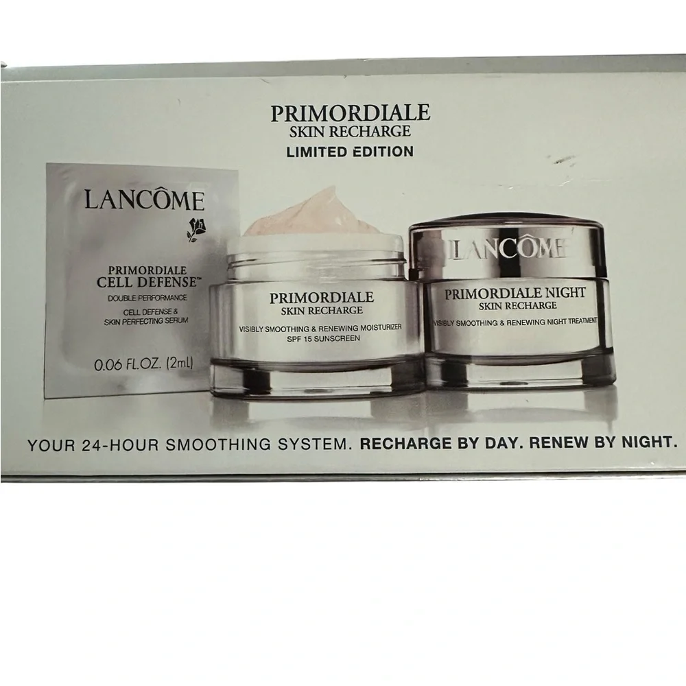 Lancome Primordiale 24hr Skin Recharge Limited Edition - RARE Day & Night NIB
